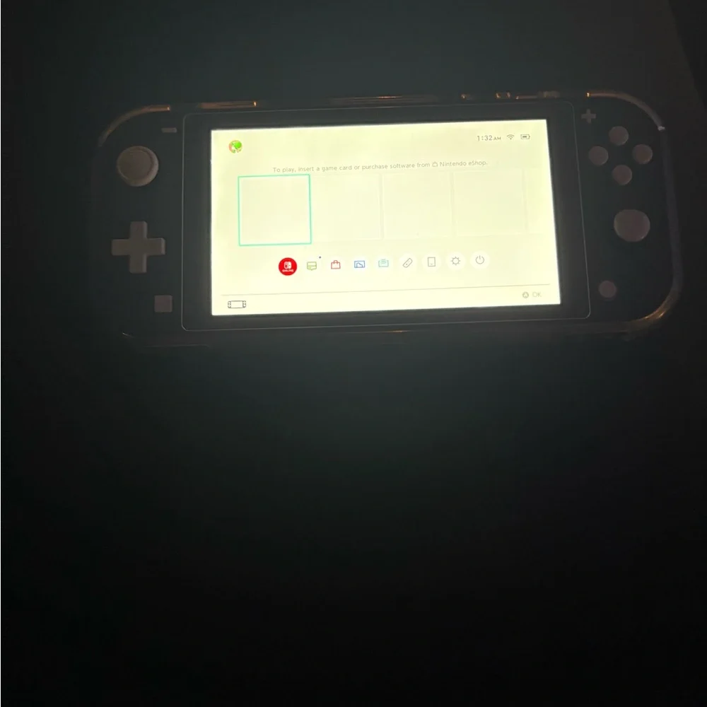 Nintendo Handheld Console with Red Case